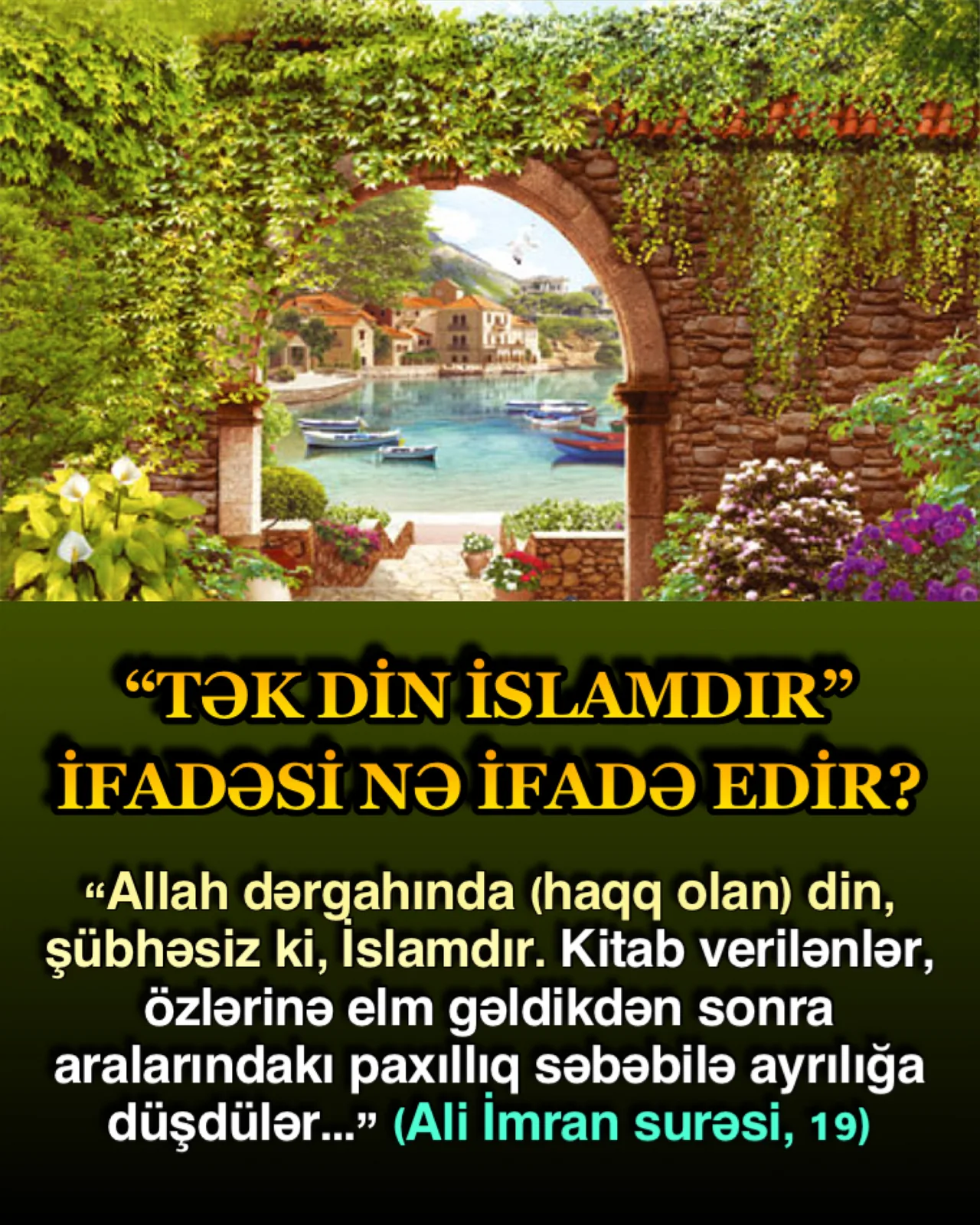 İslamın mahiyyəti: təslimiyyət