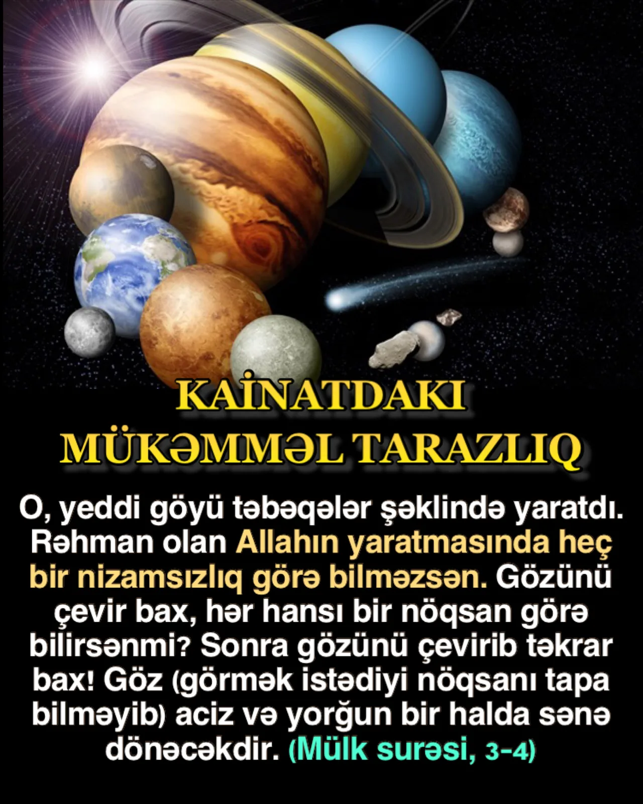 Ulduzların və qalaktikaların nizamı