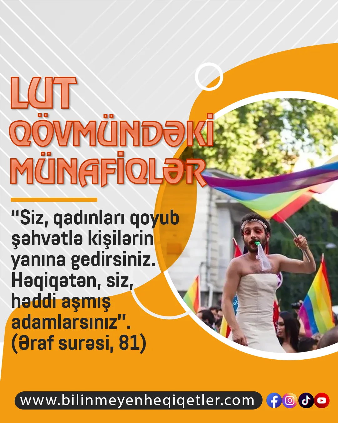 Keçmişdəki münafiqlərin həyatı dövrümüzdəki münafiqlərin maraqlandıqları mövzular, tərzləri