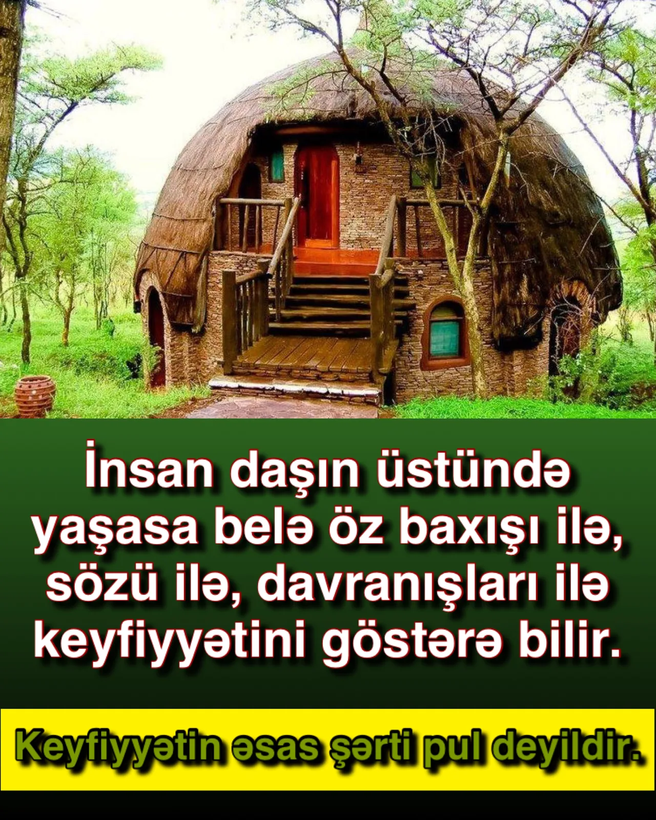 Keyfiyyət puldan yox, zövqdən asılıdır