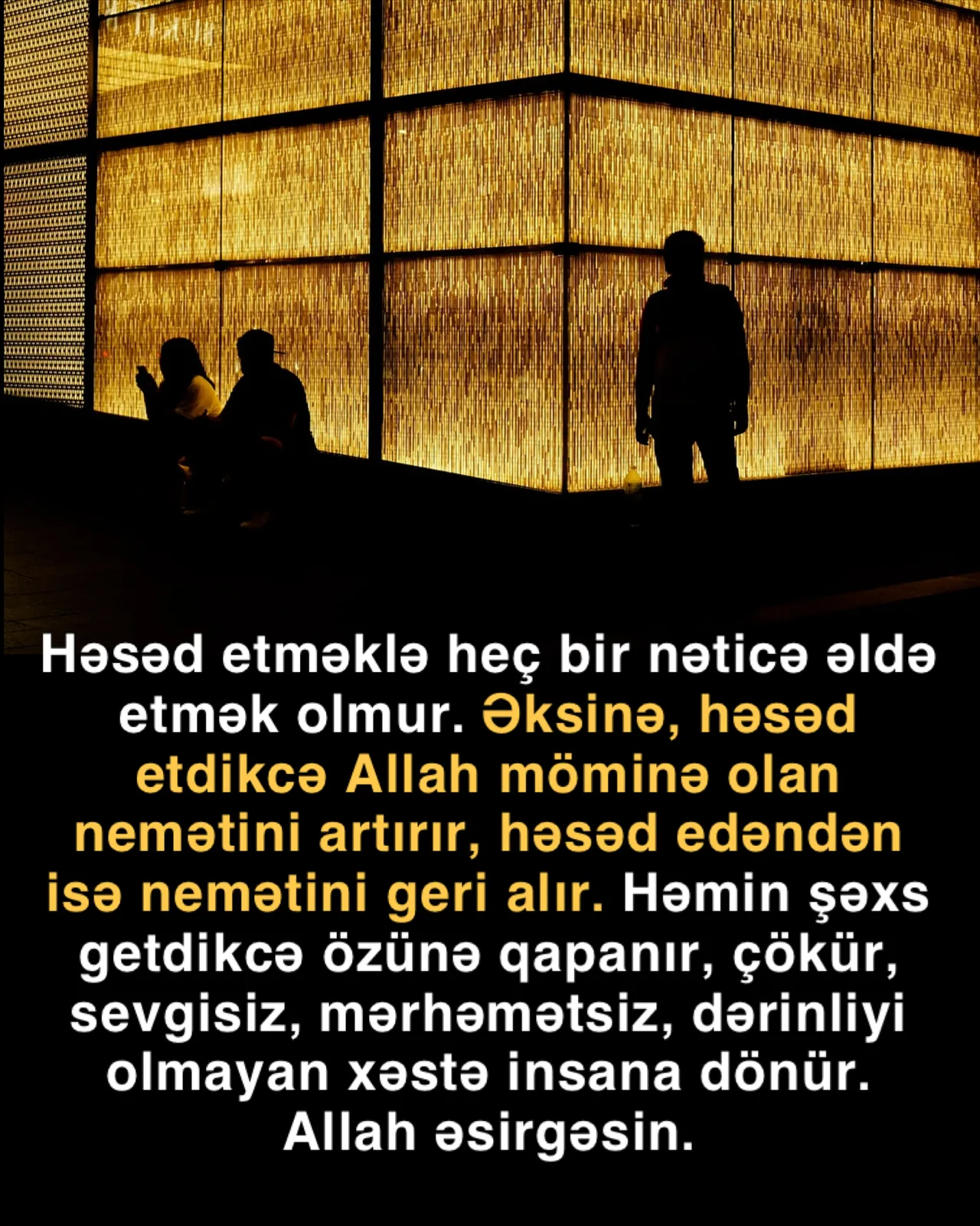 Mömin həsəddən qorunmalıdır