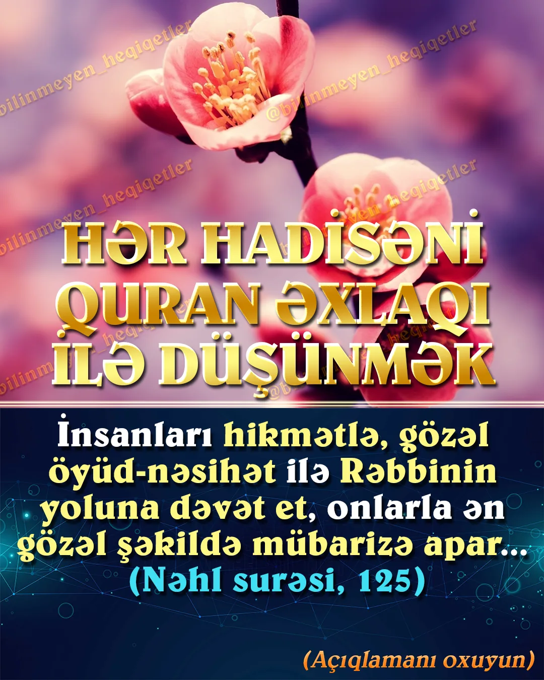Möminin həyatının məqsədi Allaha qulluq etməkdir