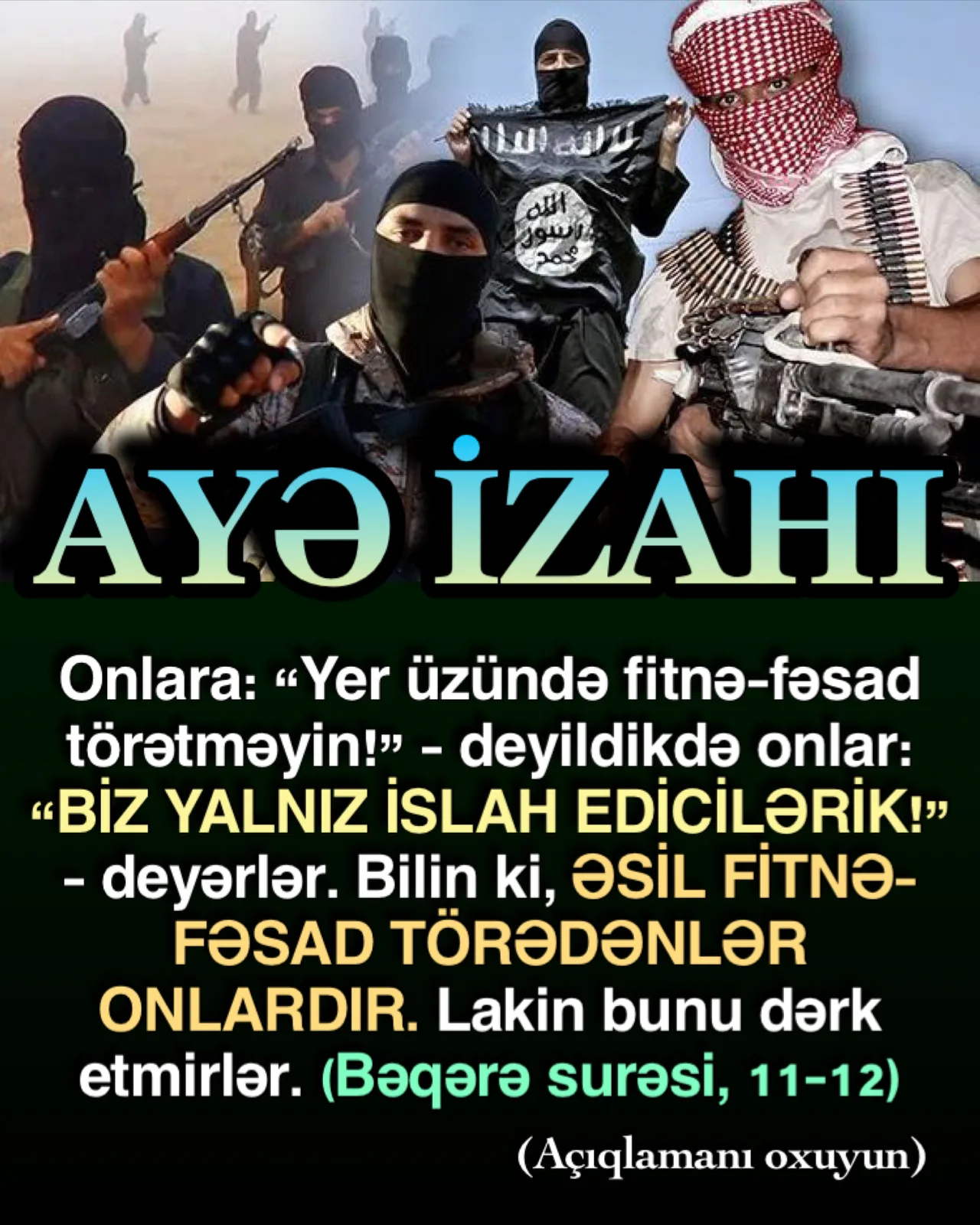 Möminlər arasında fitnə çıxarmağa çalışmaq münafiqlərin ən əsas xüsusiyyətlərindən biridir