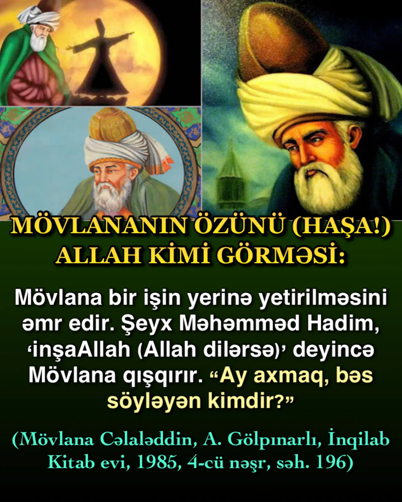 Mövləvilik haqqında həqiqətlər
