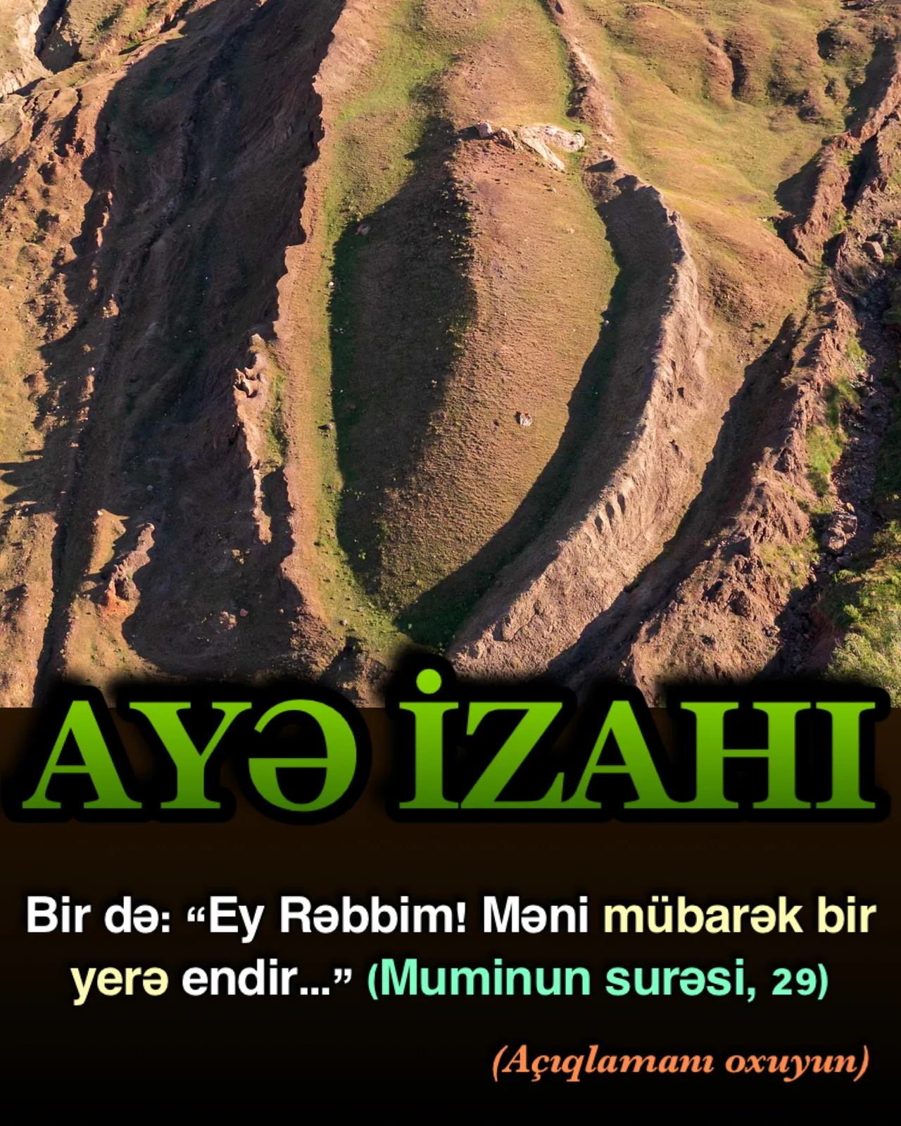 Muminun surəsi, 29-cu ayə