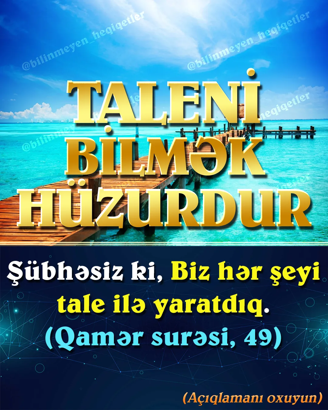 Müsəlmanın gündəlik həyatında müxtəlif çətinliklərlə və sıxıntılarla qarşılaşması həm