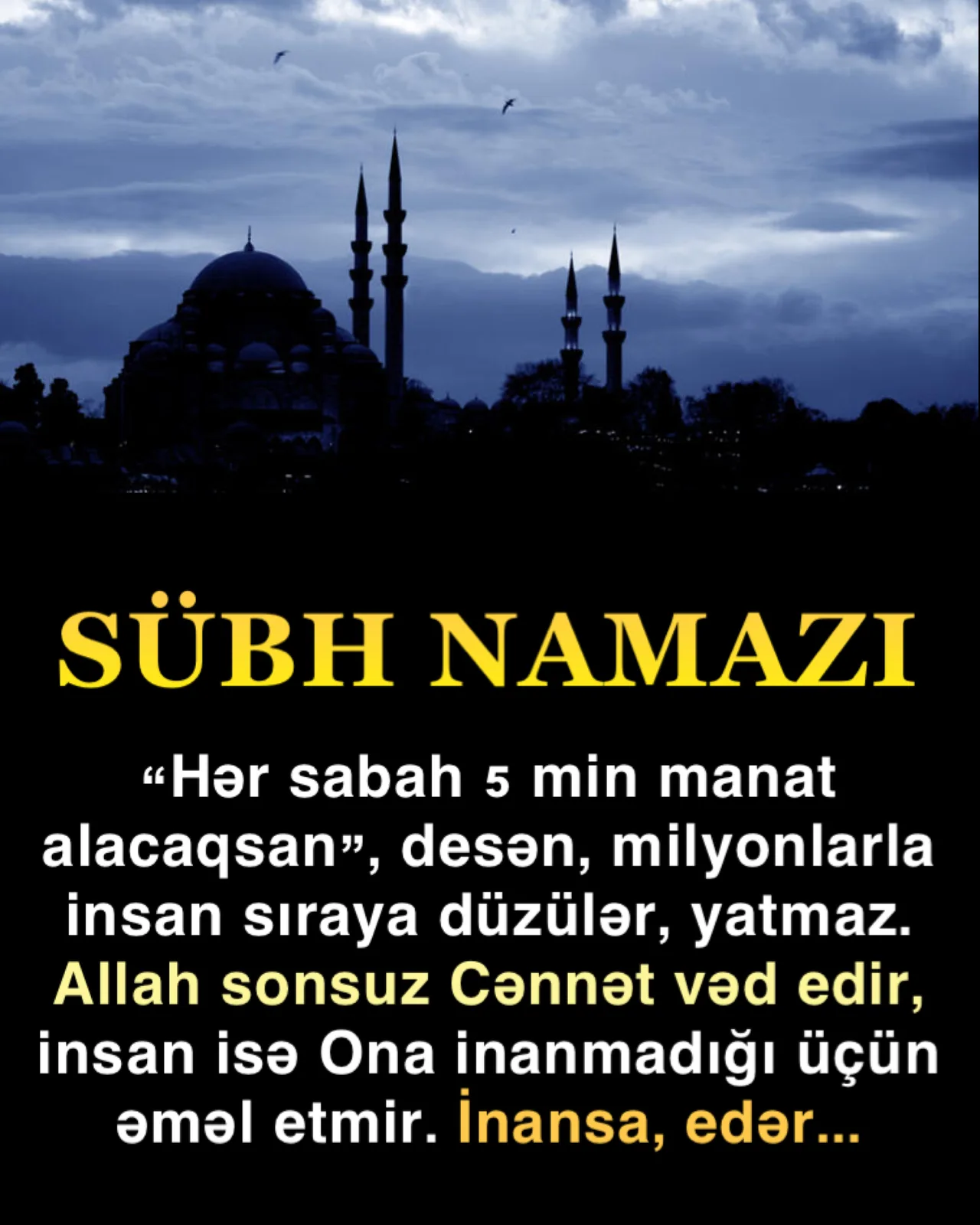 Namazın möminlərin ruhuna yaydığı bərəkət