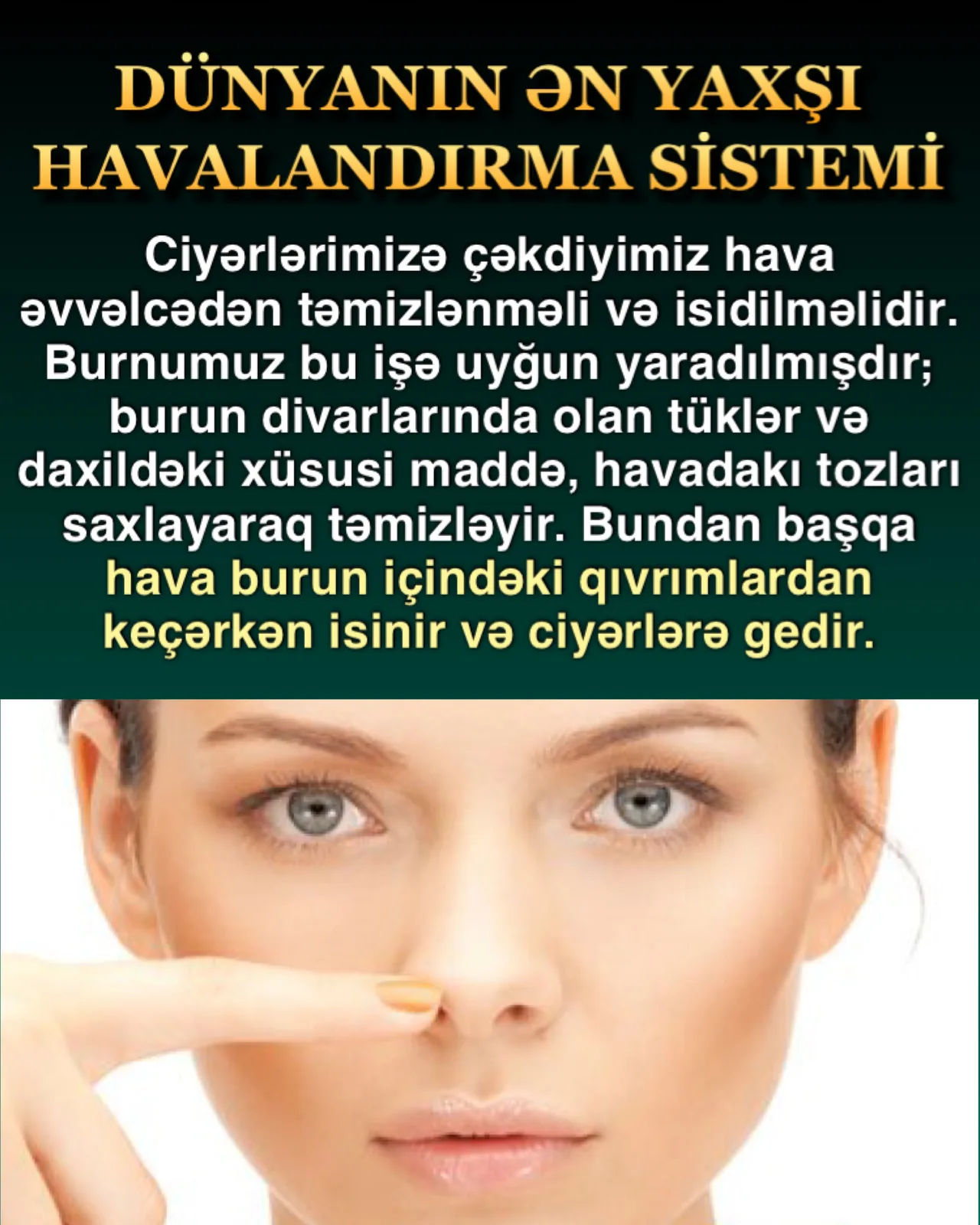Nəfəs alma – adi görünən möcüzə