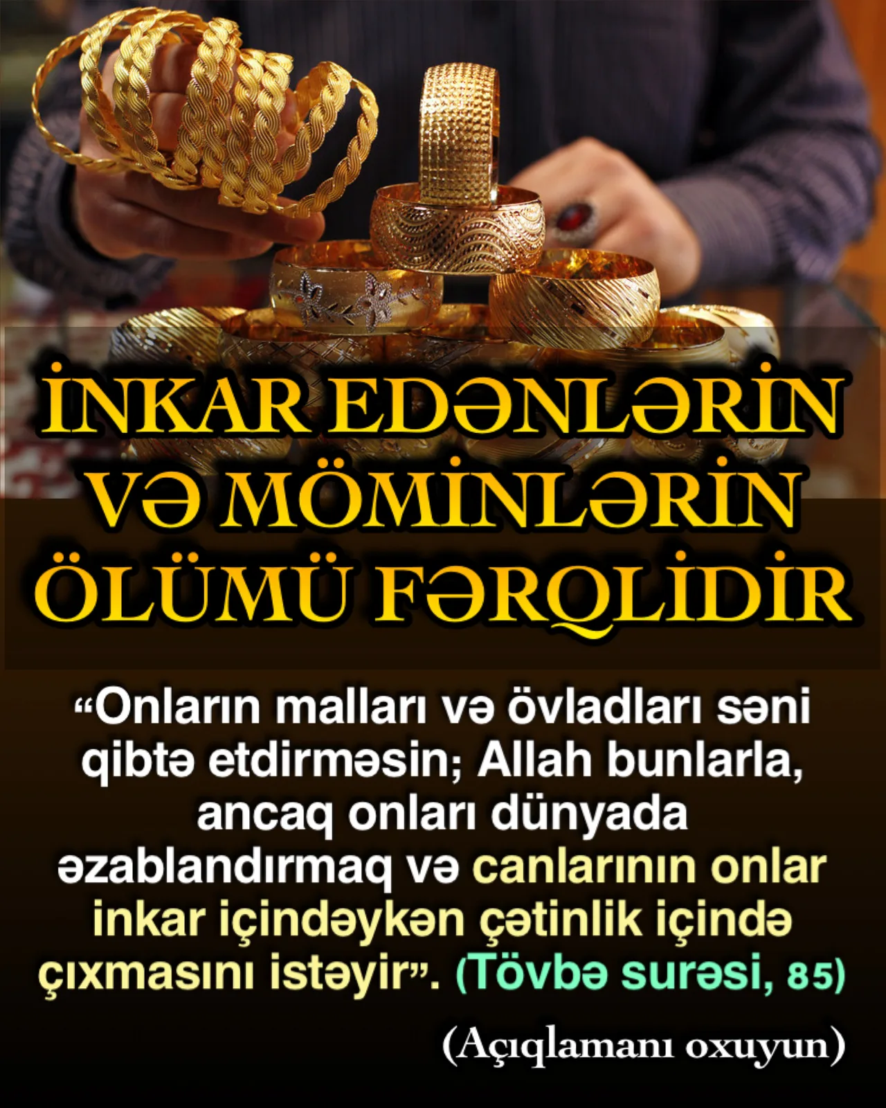 Ölümlə əlaqədar bir çox insanın bilmədiyi bir sirri Allah Quranda xəbər verir