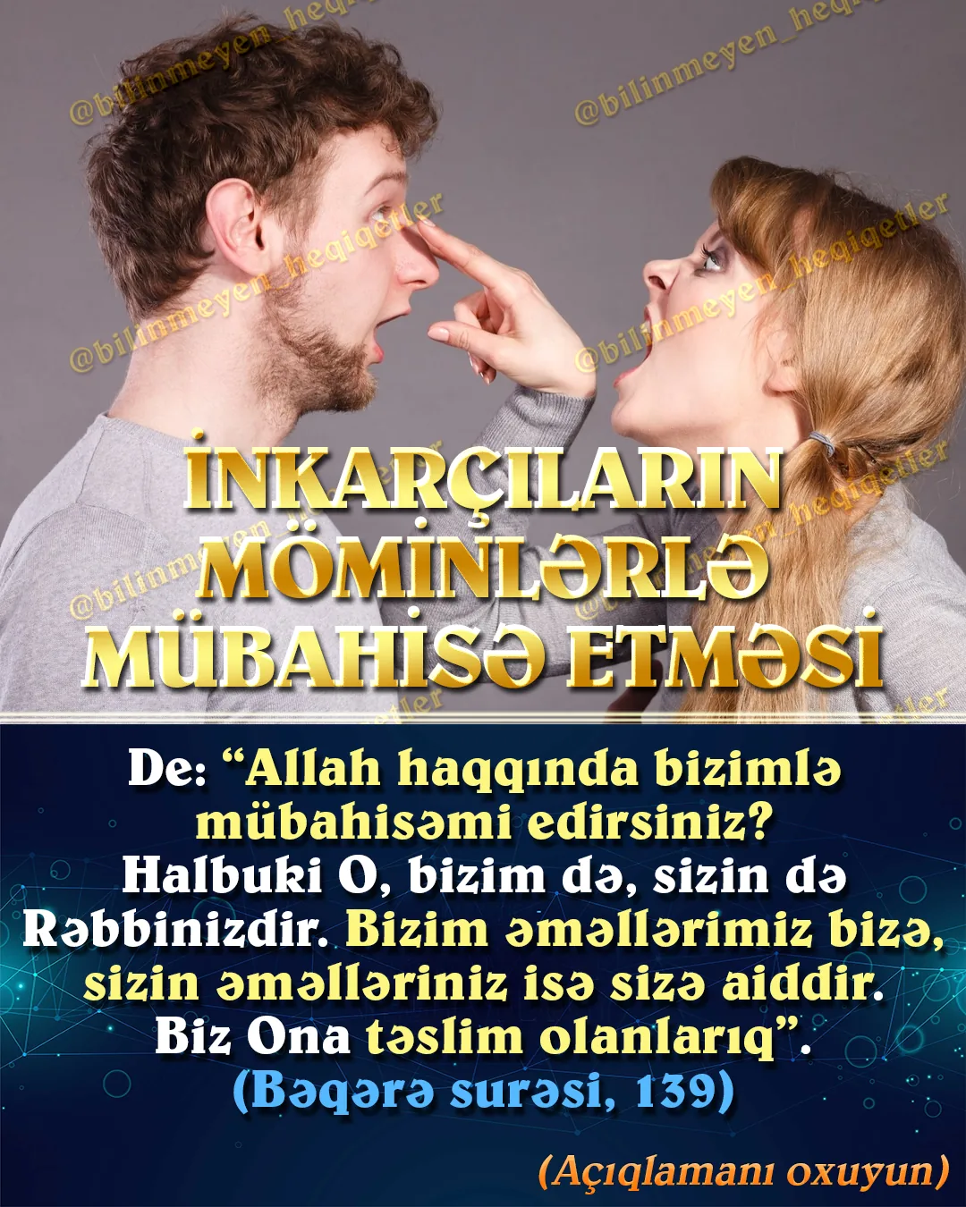 Öncəliklə “inkarçı” kimdir, onu dəqiq bilmək lazımdır