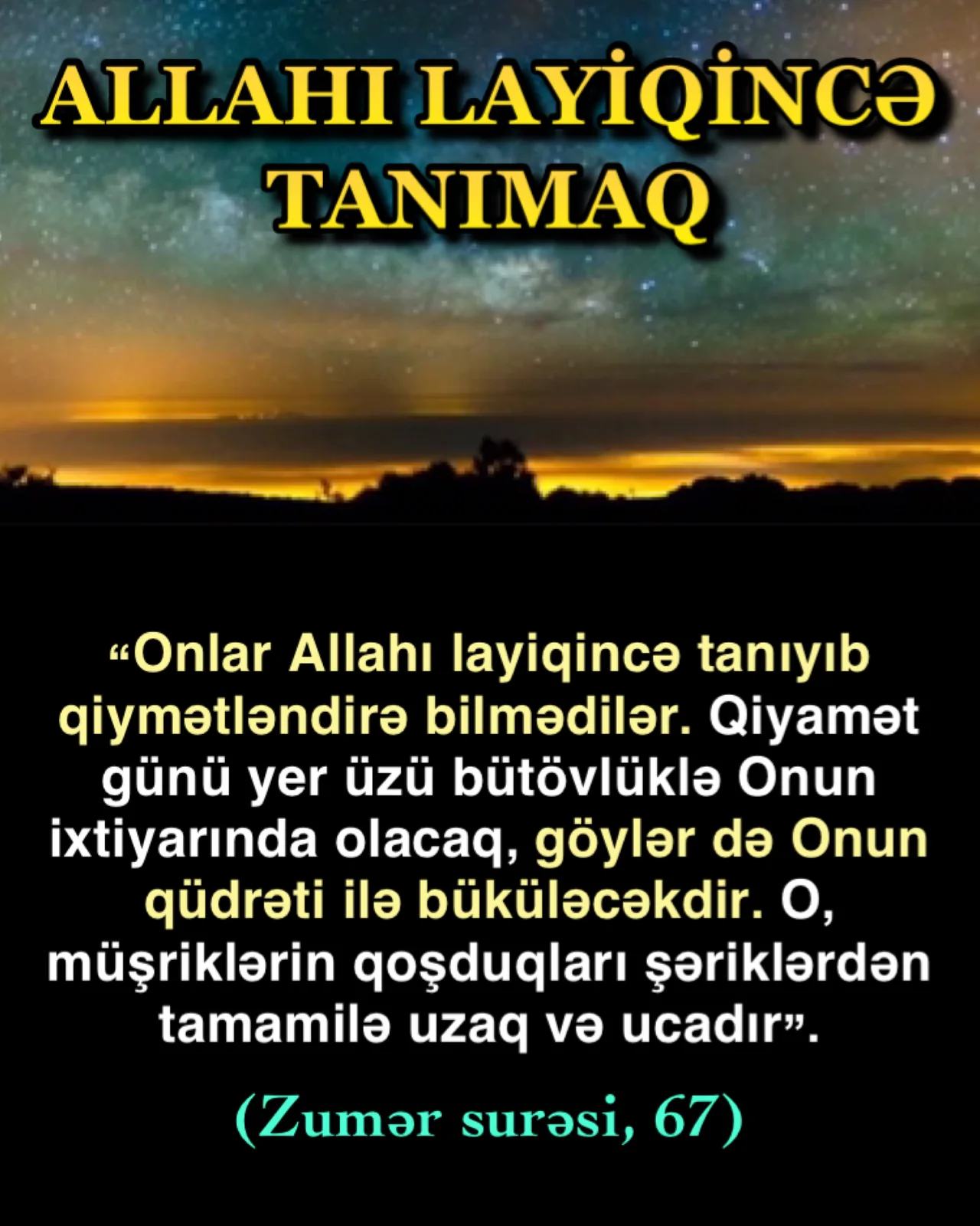 Oyandığımız andakı nemətlər