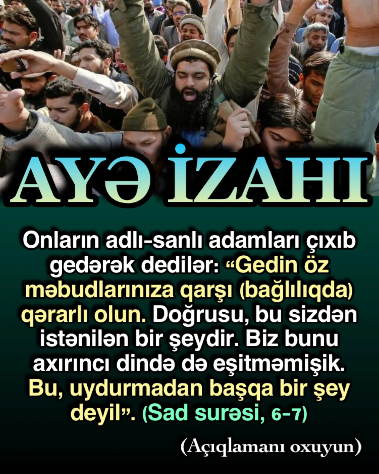 Özlərini həmişə qabaqcıl hesab etmək münafiqlərin xüsusiyyətidir