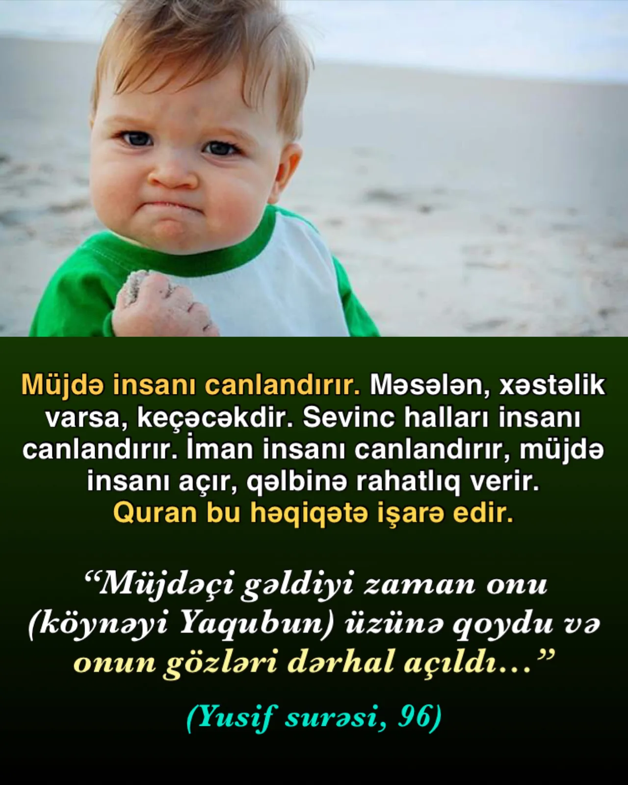 Peyğəmbərimiz müjdəçi və xəbərdar edəndir