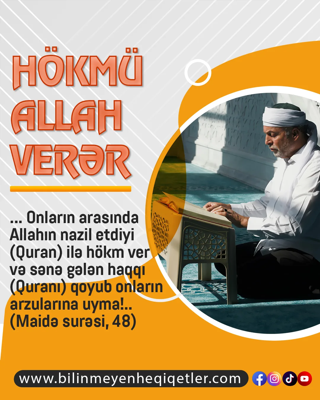 Peyğəmbərlər (elçilər) dində nəyin halal və haram olduğunu deyə bilməz