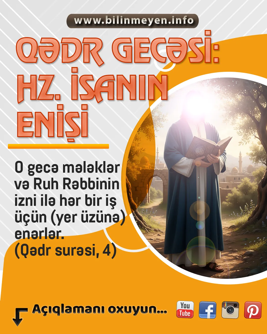Qədr gecəsi: Hz. İsanın enişi