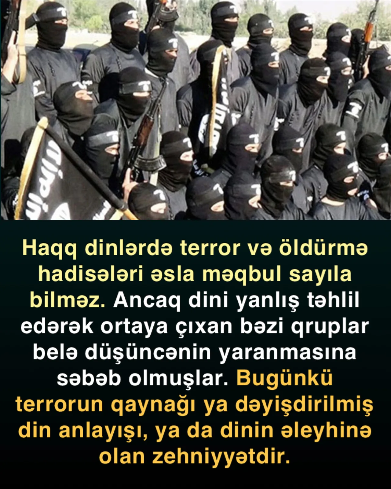 Qətliamları İslama aid etmək istəyənlər kimlərdir?