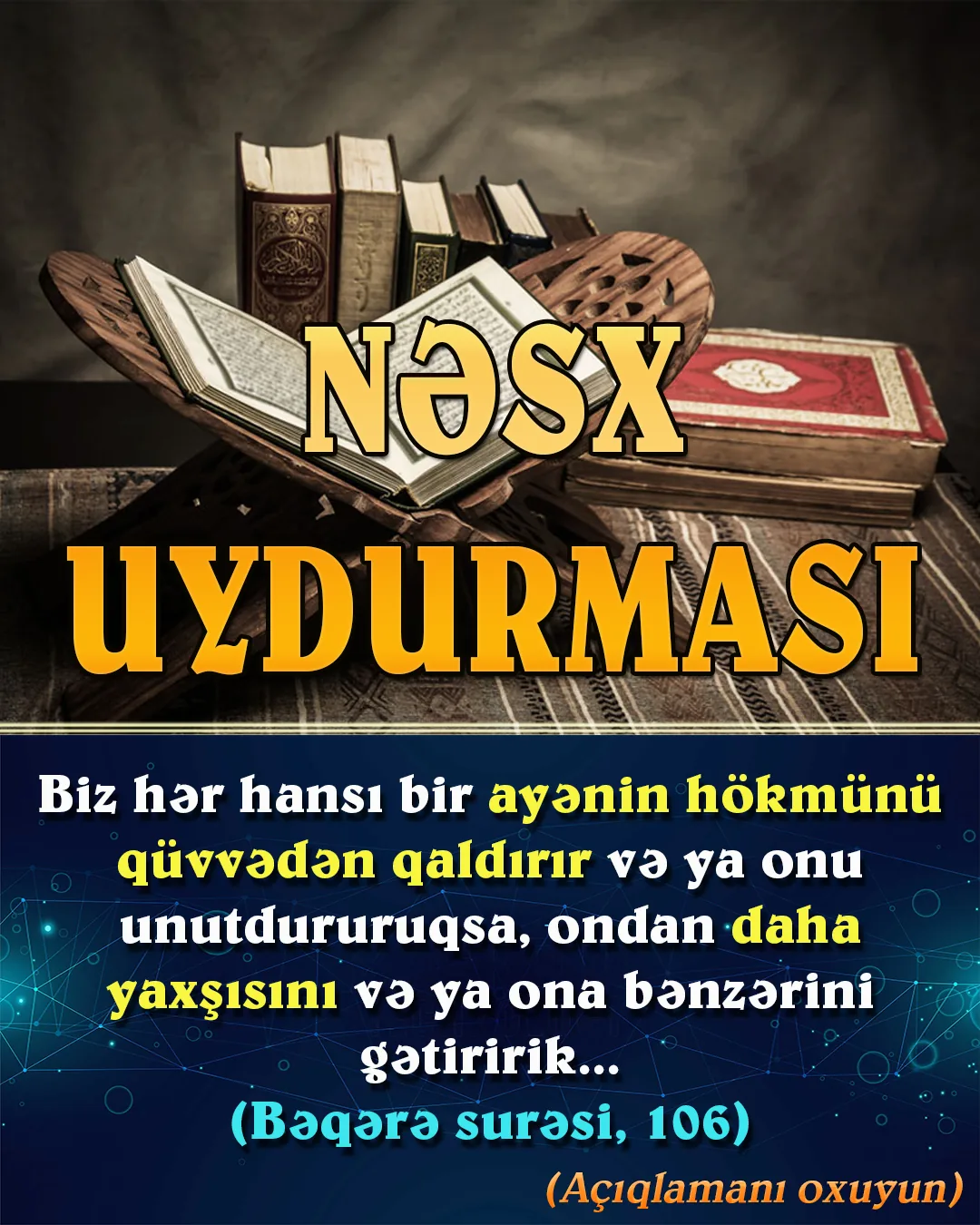 Quran ayələrini öz istəklərinə görə şərh edən xurafatçılar, mövhumatlarından meydana gələn