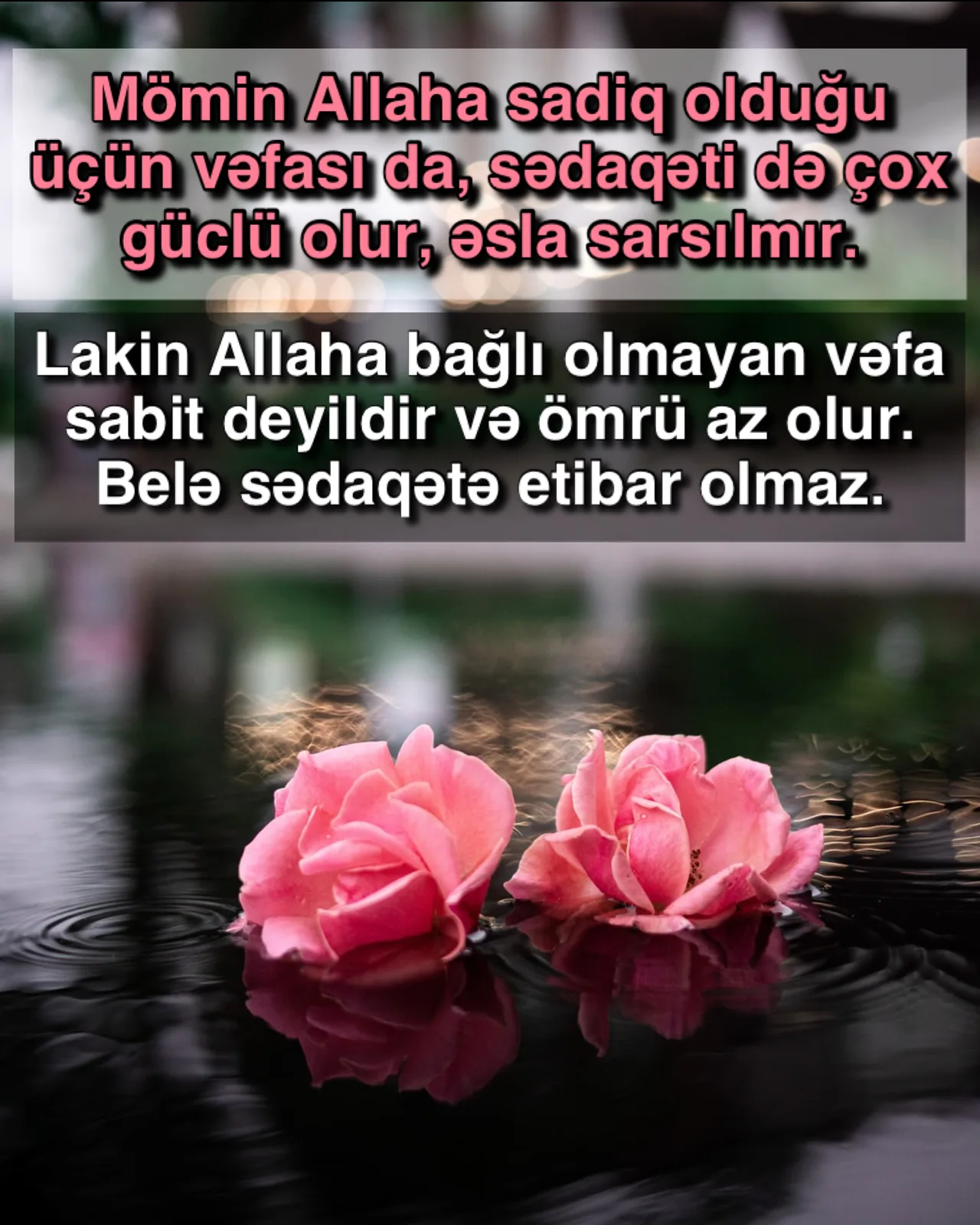 Quran əxlaqında əsl sədaqət