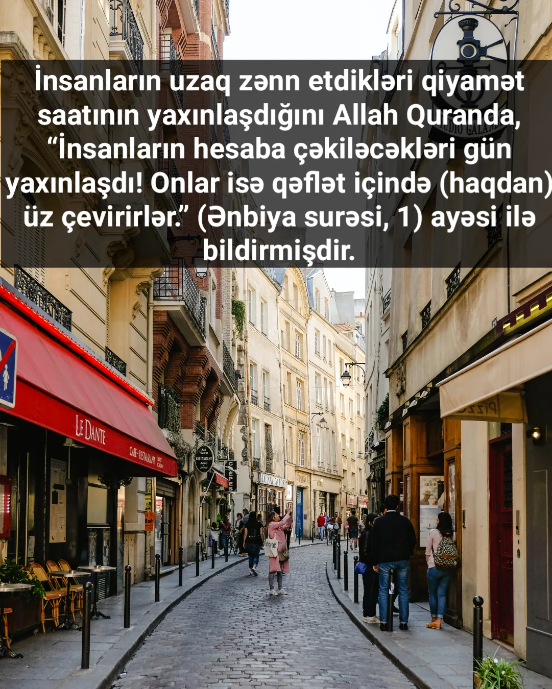 Quran insanın həyatının həqiqi mənasını belə açıqlayır