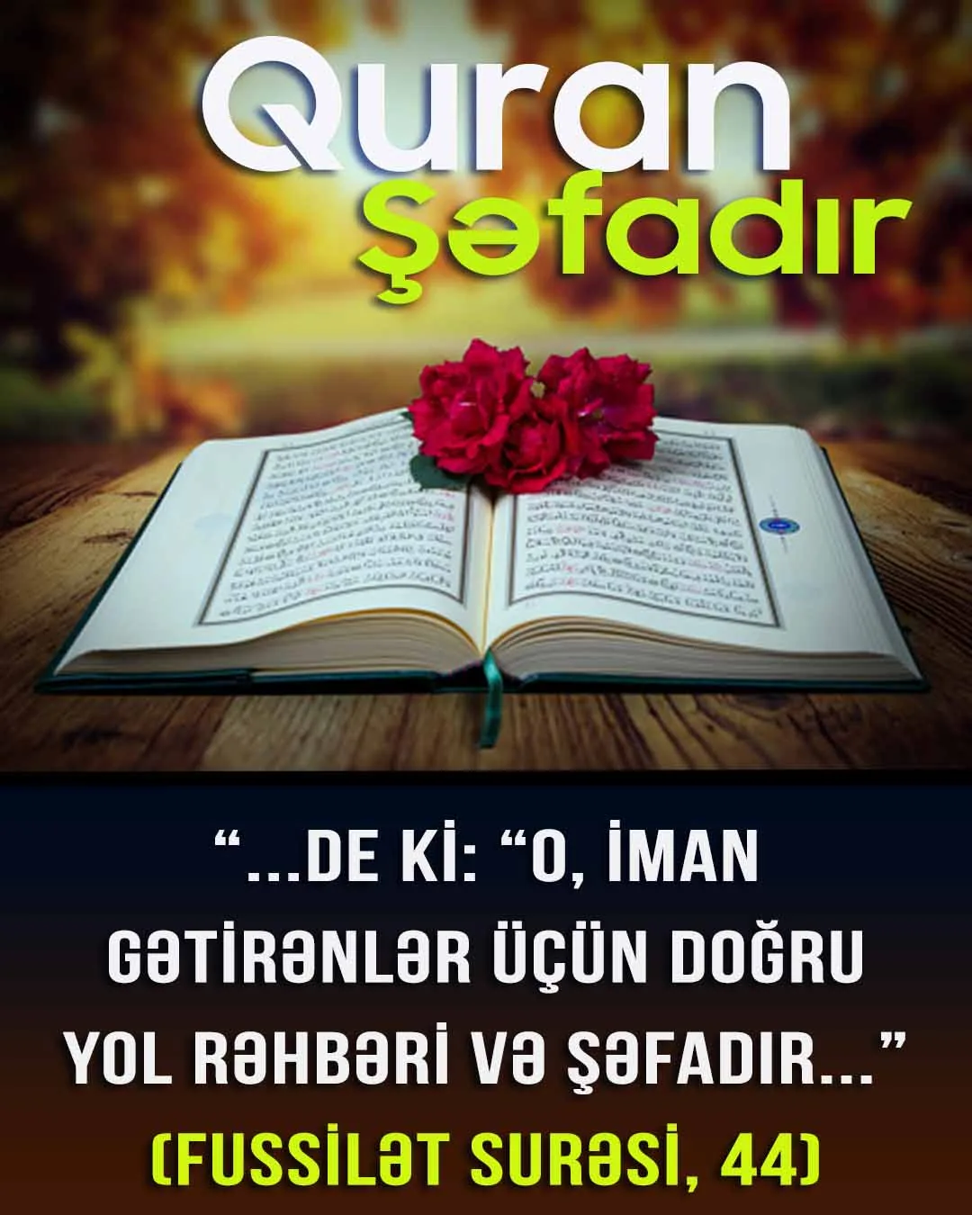 Quran qəti həqiqətlərdən ibarət bir hidayət rəhbəridir