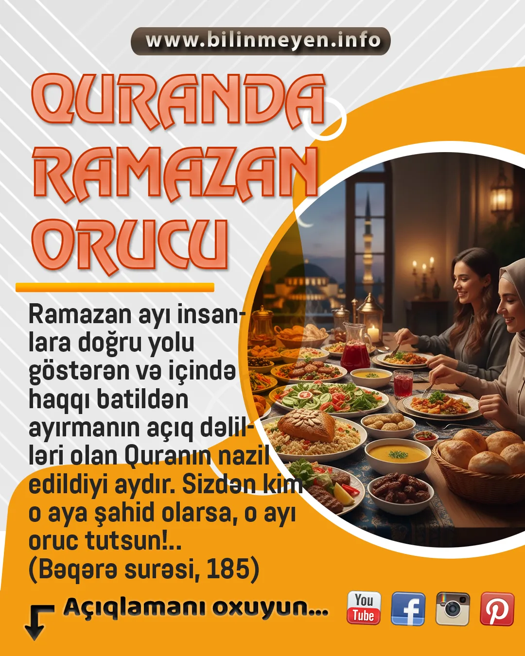 Quranda Ramazan orucu