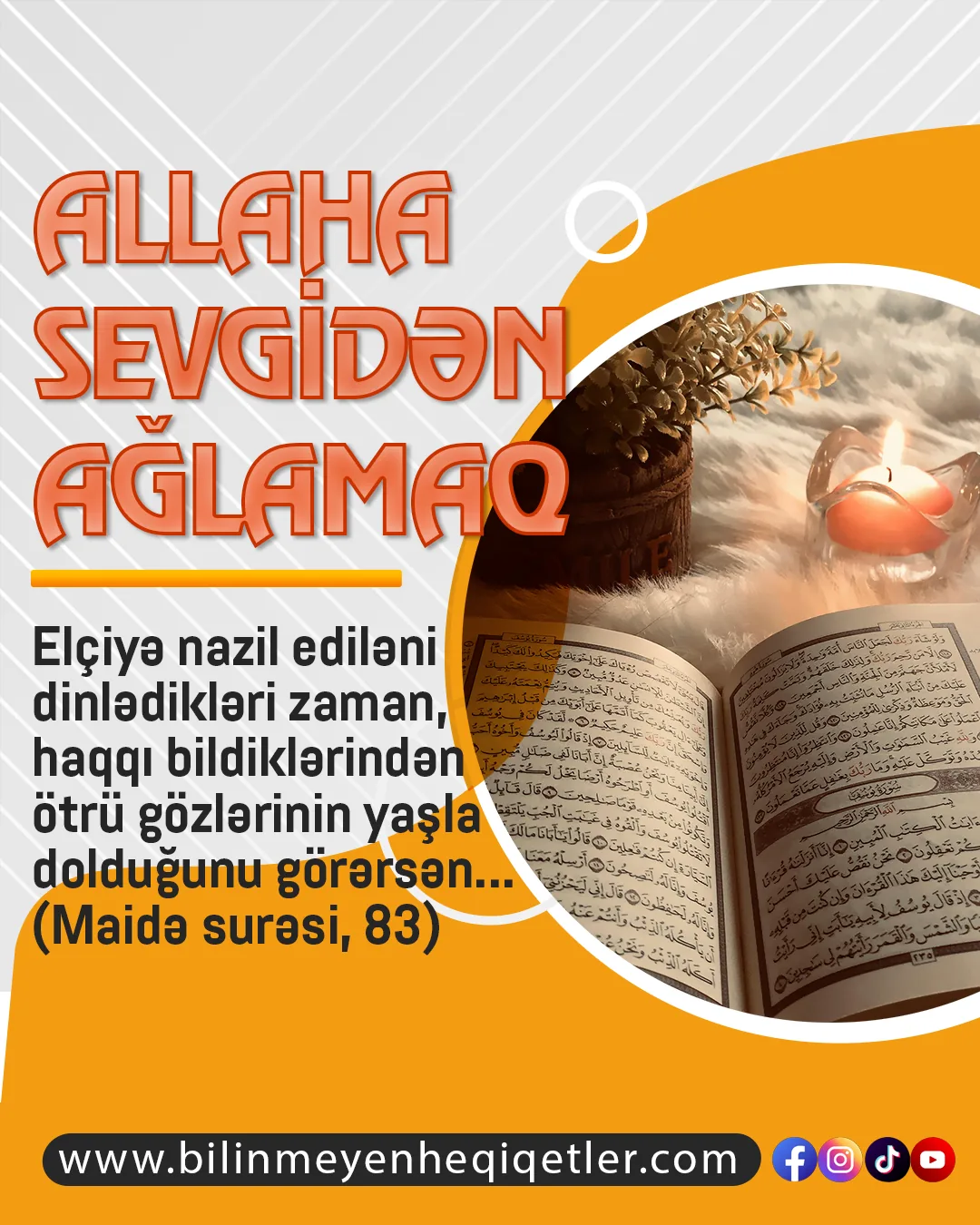 Allaha sevgidən ağlamaq