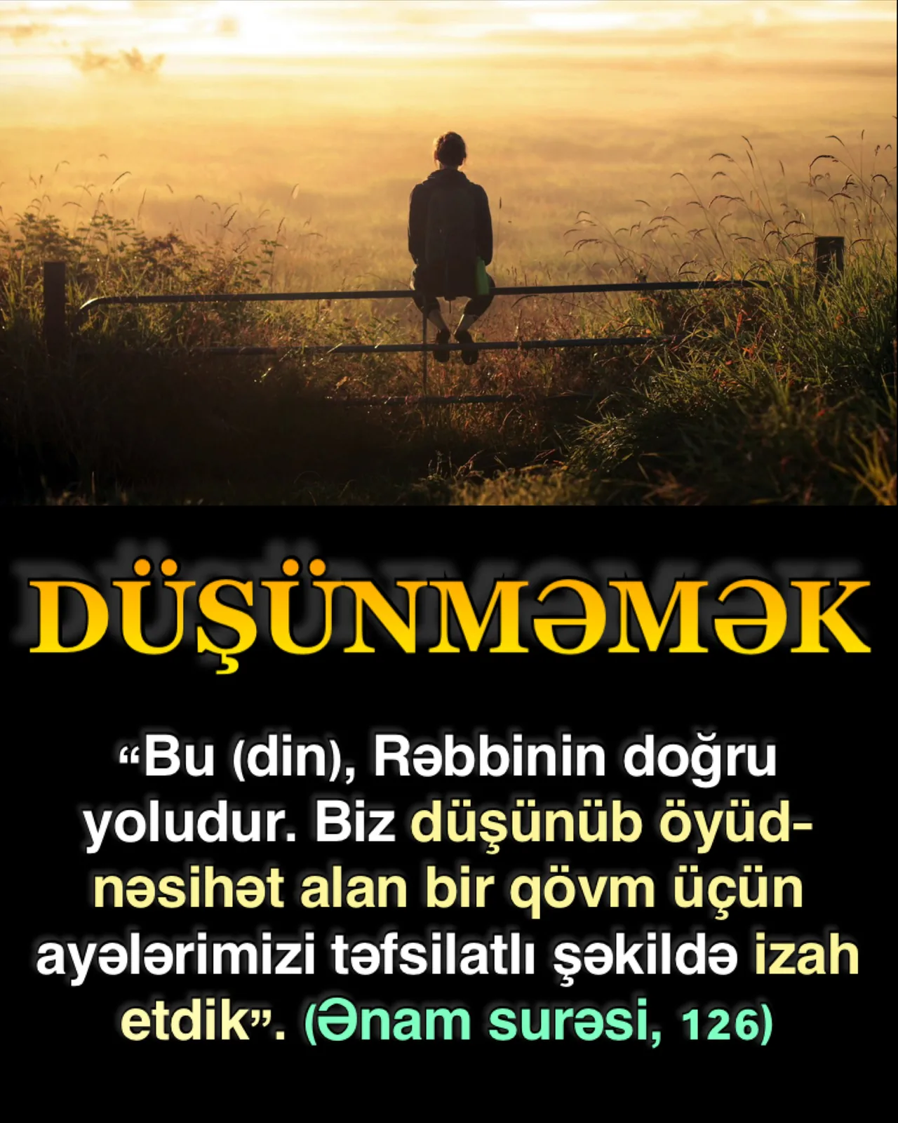 Quranı dərindən düşünərək oxumaq