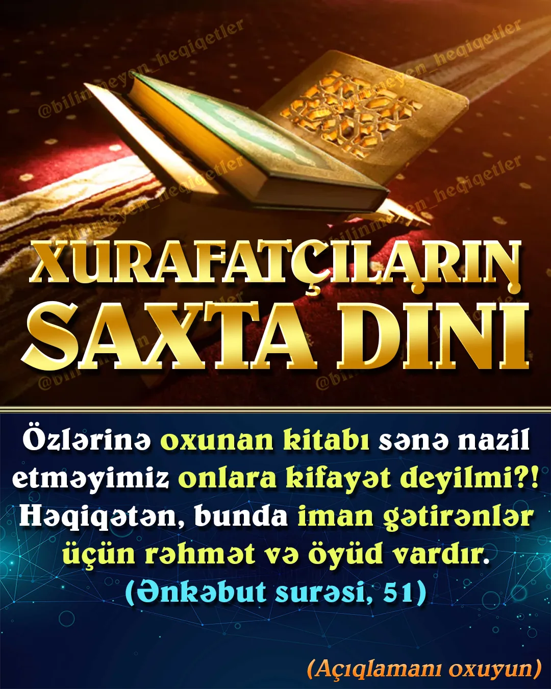 Quranın əmrlərini ən mükəmməl şəkildə həyata keçirən Peyğəmbərimizdir (4)