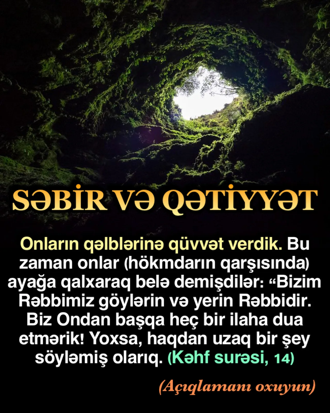 Səbir ən əhəmiyyətli mömin xüsusiyyətlərindən biridir (2)