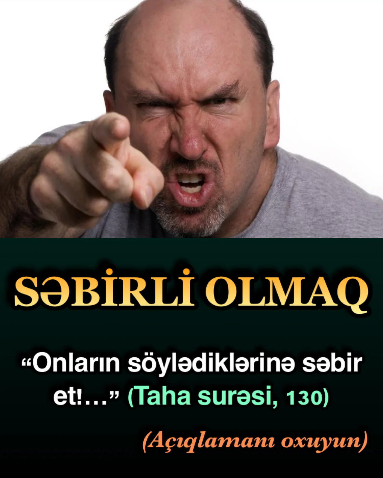 Səbrin qazandırdığı böyük nemət: Ağıldır