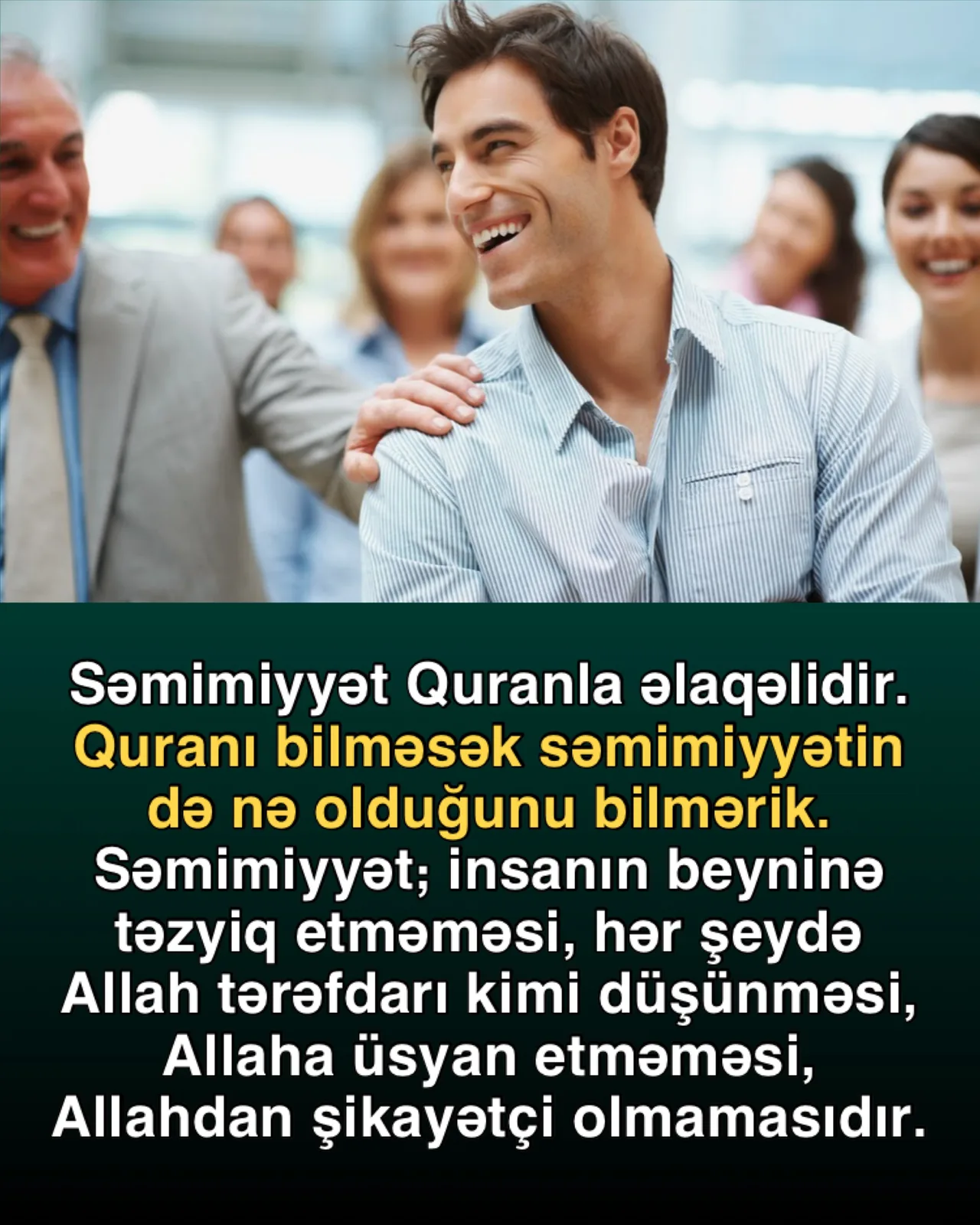 Səmimiyyət vicdanla düşünməkdən gəlir