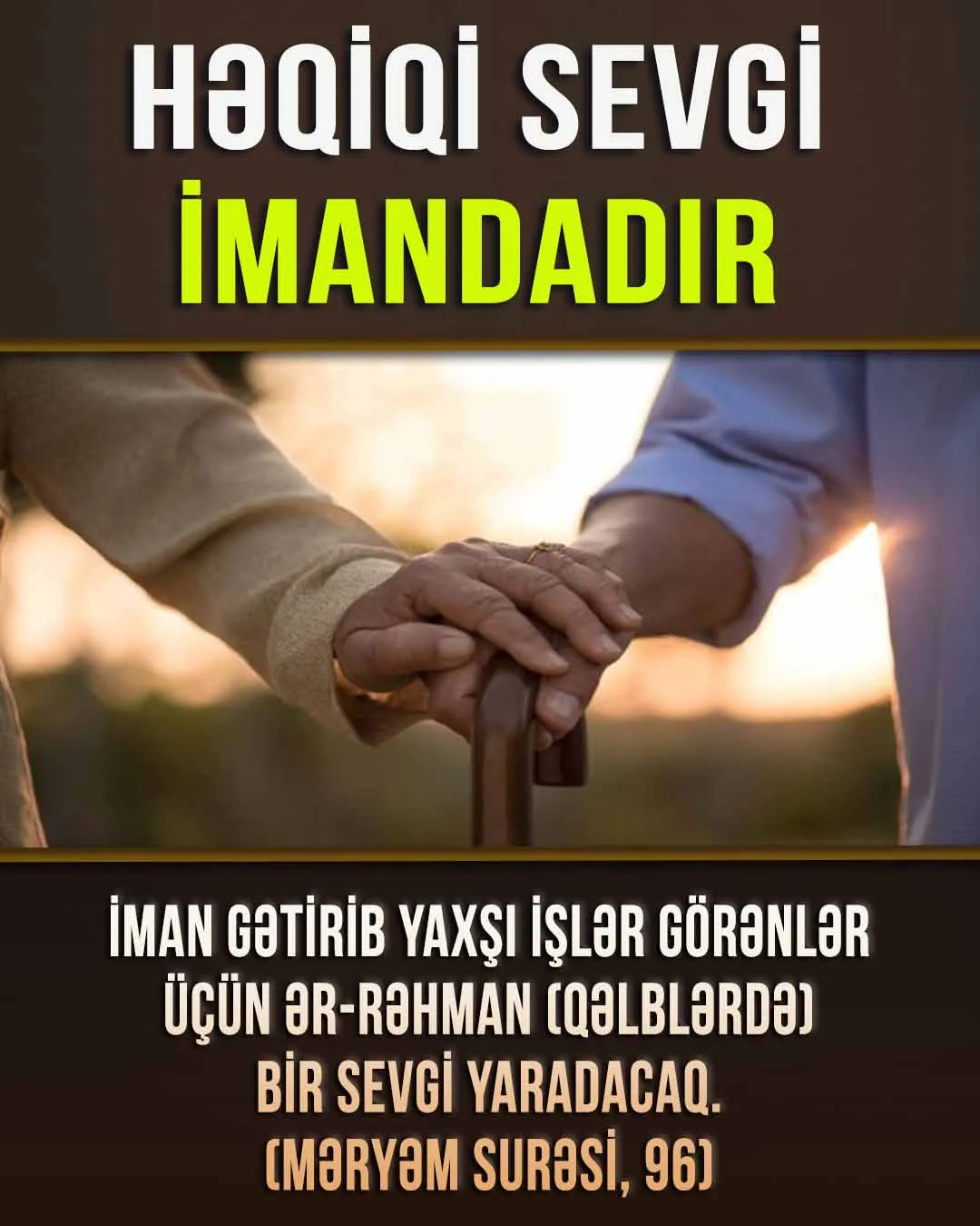 Sevgi hər bir insanın istədiyi, Allahın çox böyük nemətidir