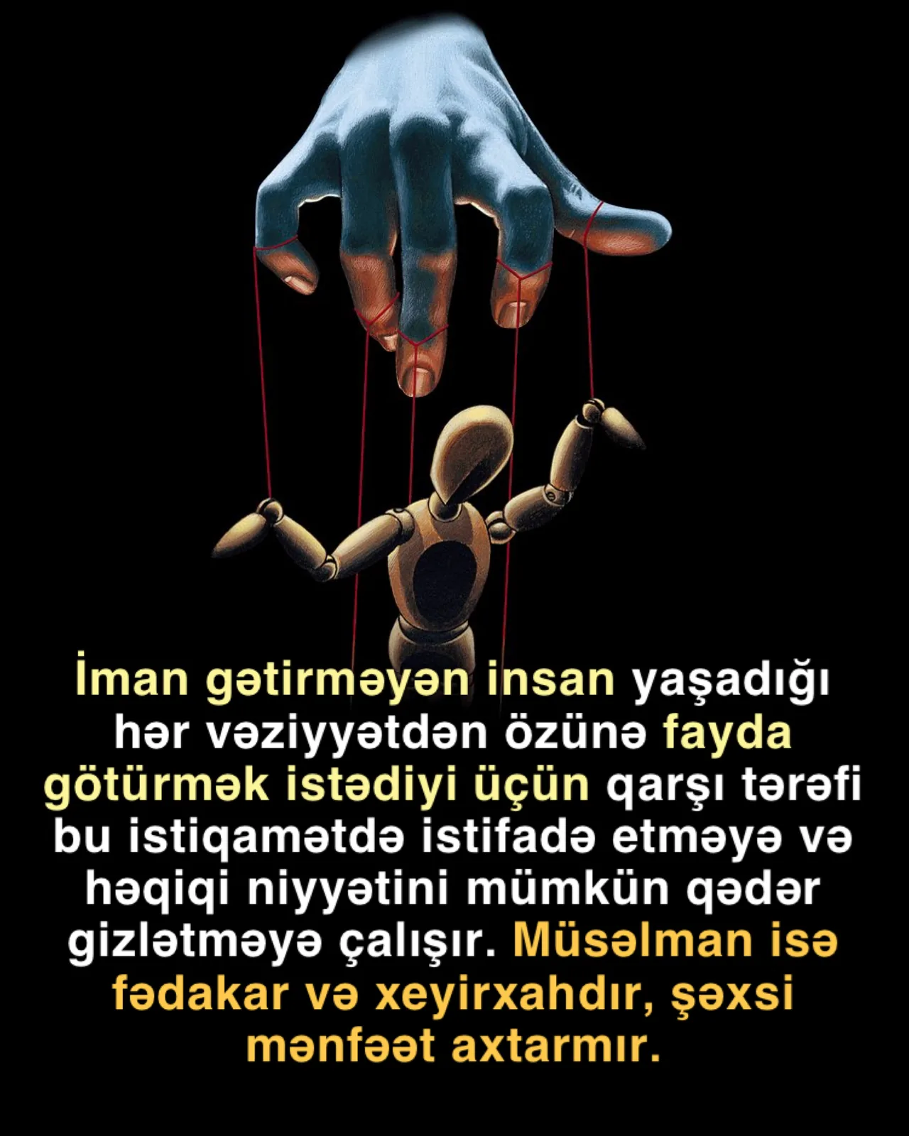 Sevgisizliyin kökü eqoistlikdir