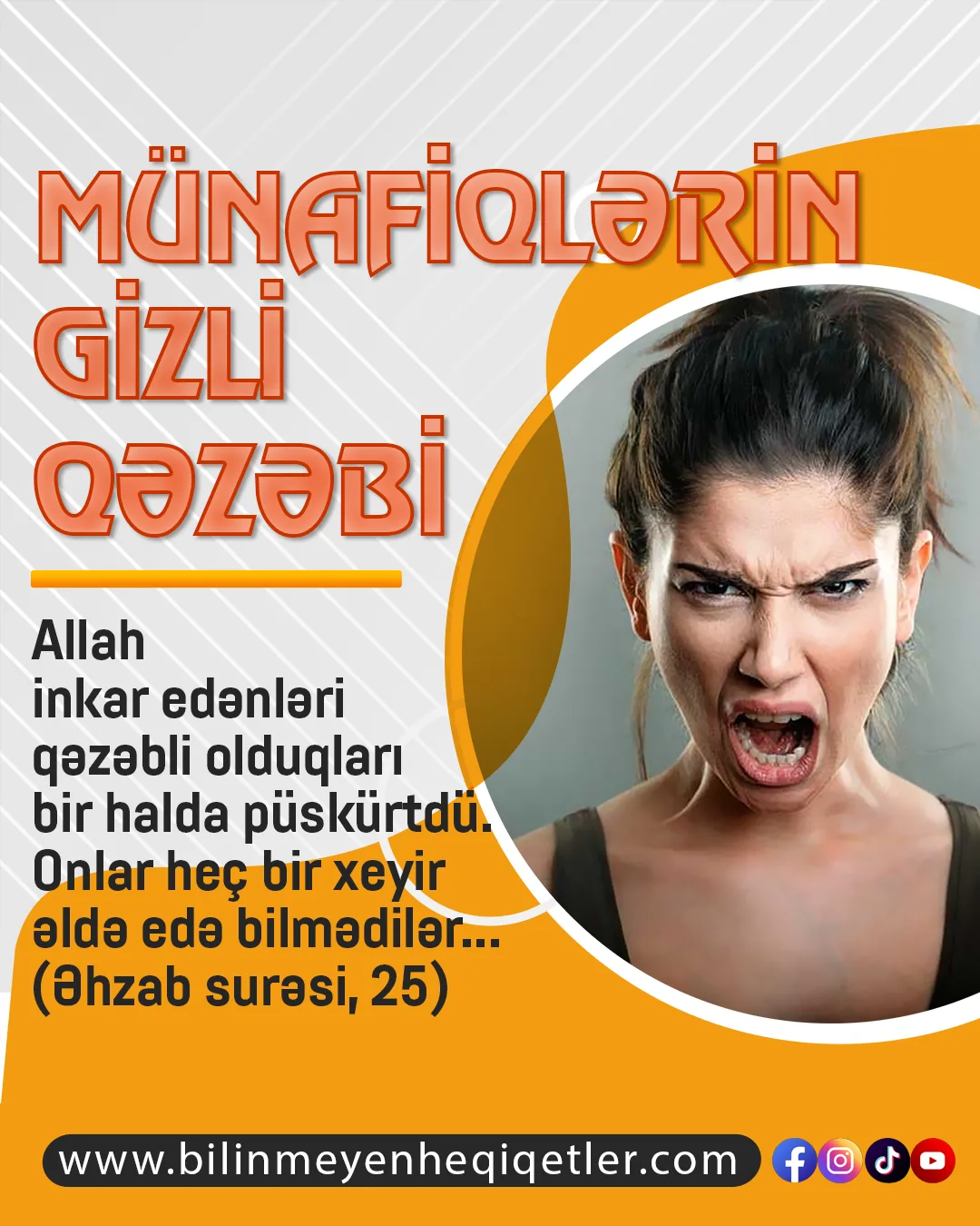 Münafiqlərin gizli qəzəbi