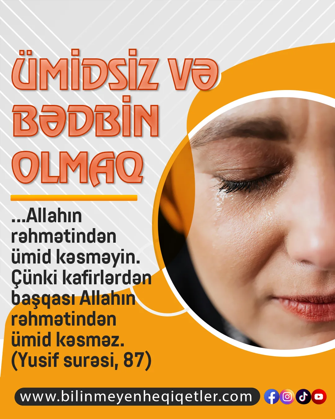 Şeytanın insanları doğru yoldan uzaqlaşdıra bilmək üçün işlətdiyi ən mühüm üsullardan biri də