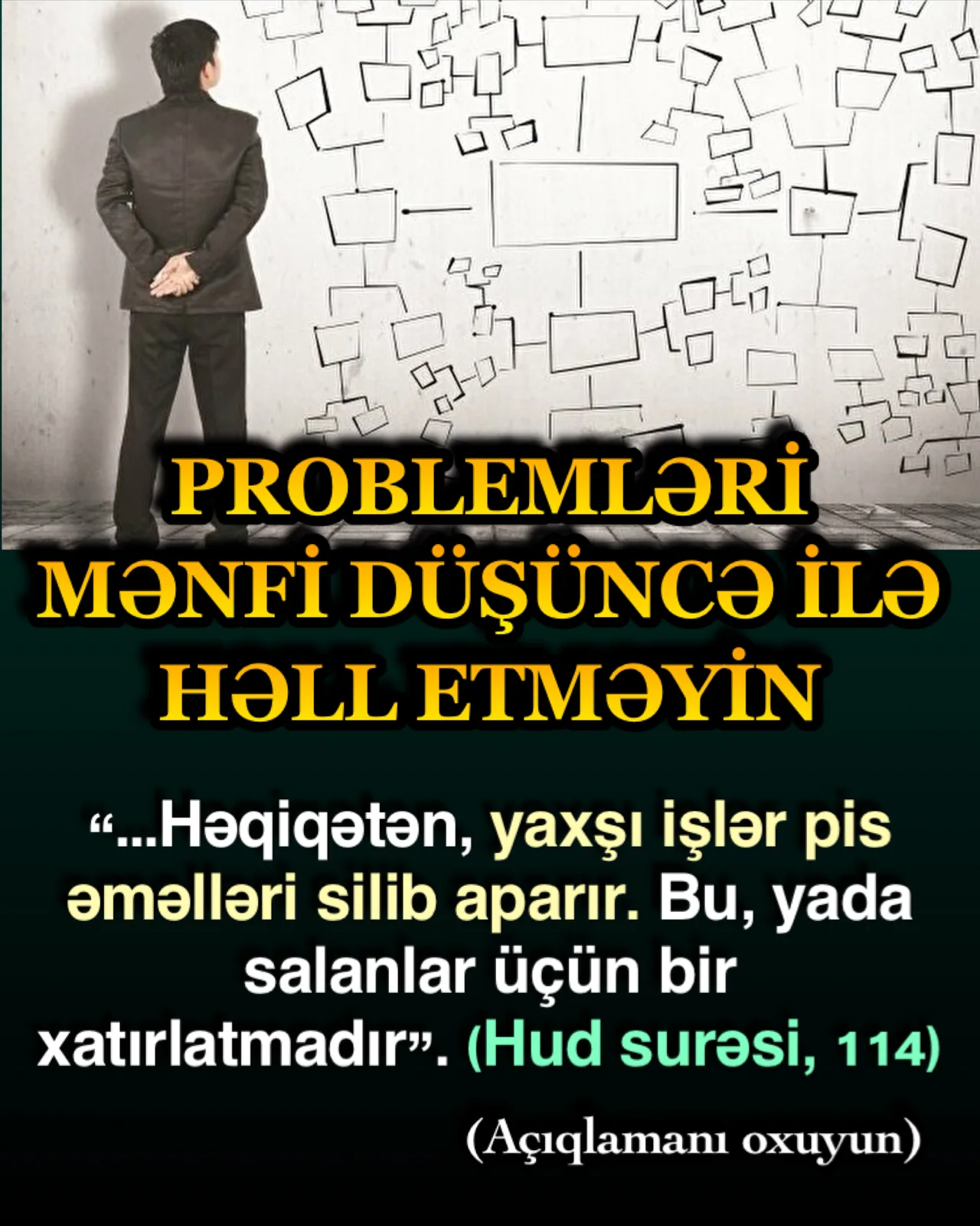 Şeytanın istifadə etdiyi metodlardan biri də insanları müsbət deyil, mənfi danışmağa sövq