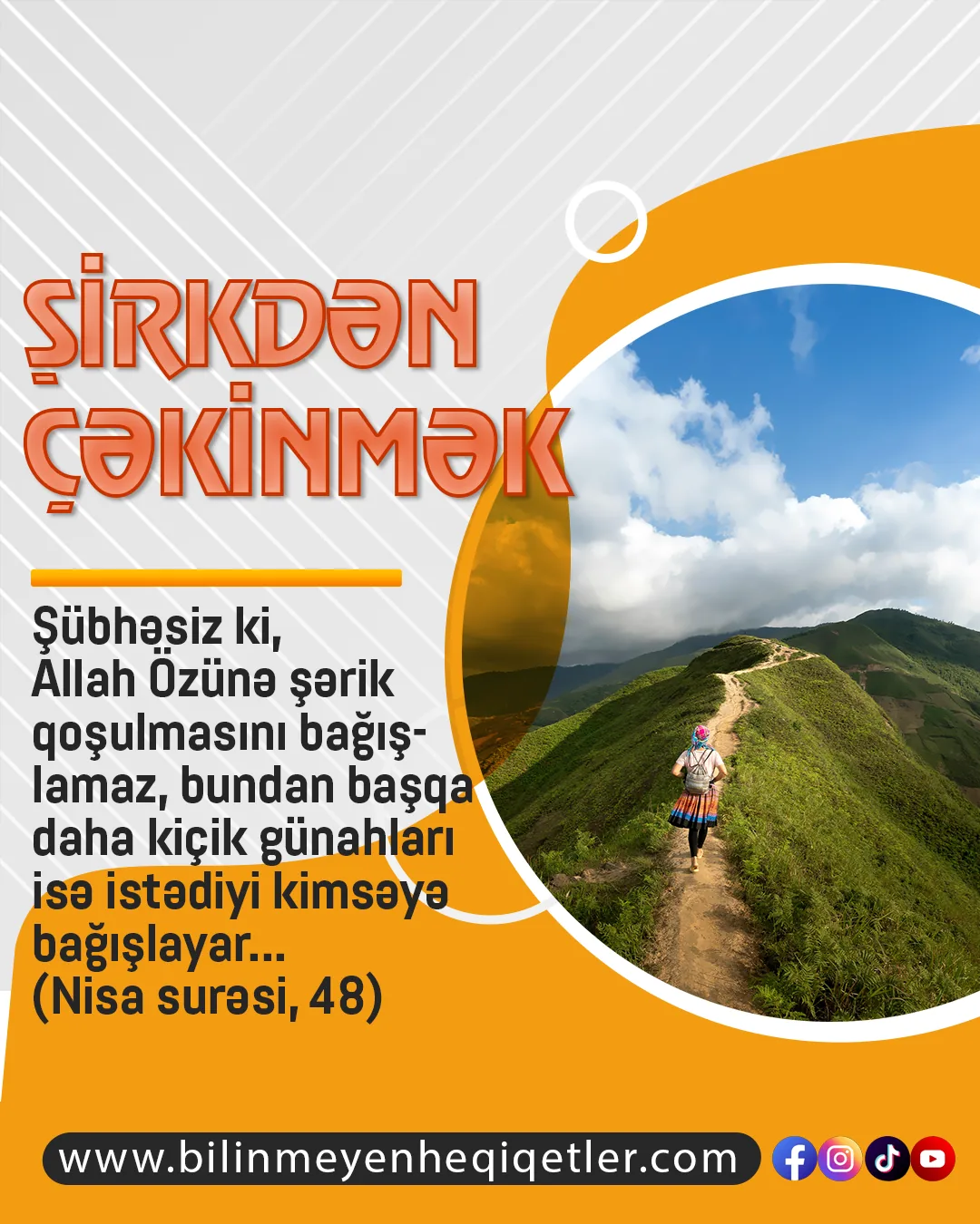 Şirk, qısaca desək, Allah ilə yanaşı, Ondan başqa bəzi varlıqları da İlah qəbul etməkdir