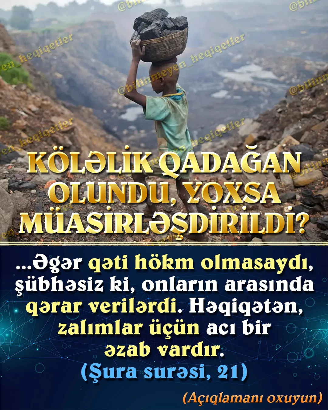 Siz də köləliyin təxminən 150 il əvvəl ləğv edildiyini düşünən insanlardan biri ola bilərsiniz