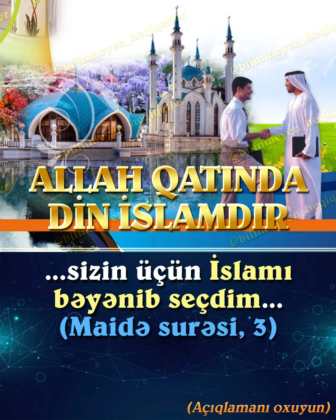 Tarix boyu müxtəlif qövmlərə peyğəmbərlər göndərilmişdir