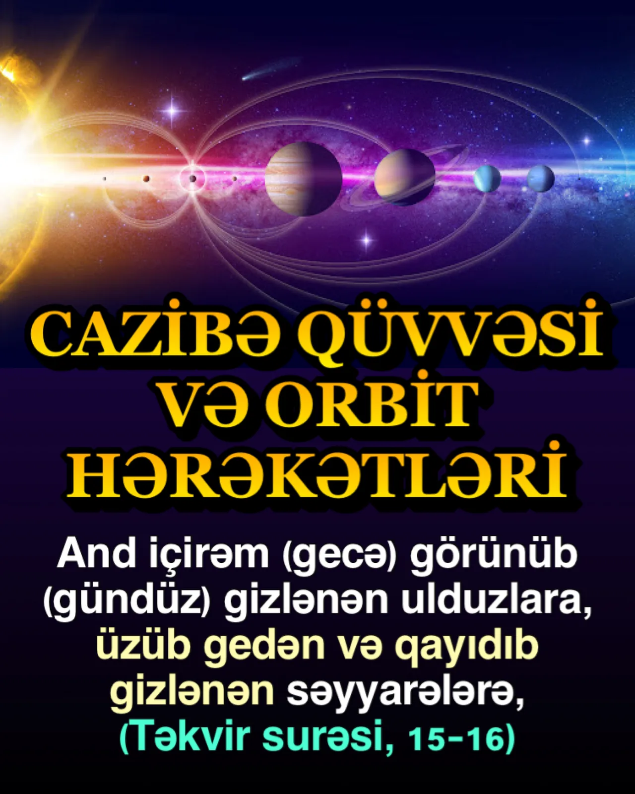 Xunnəs sözü və ulduzların hərəkəti