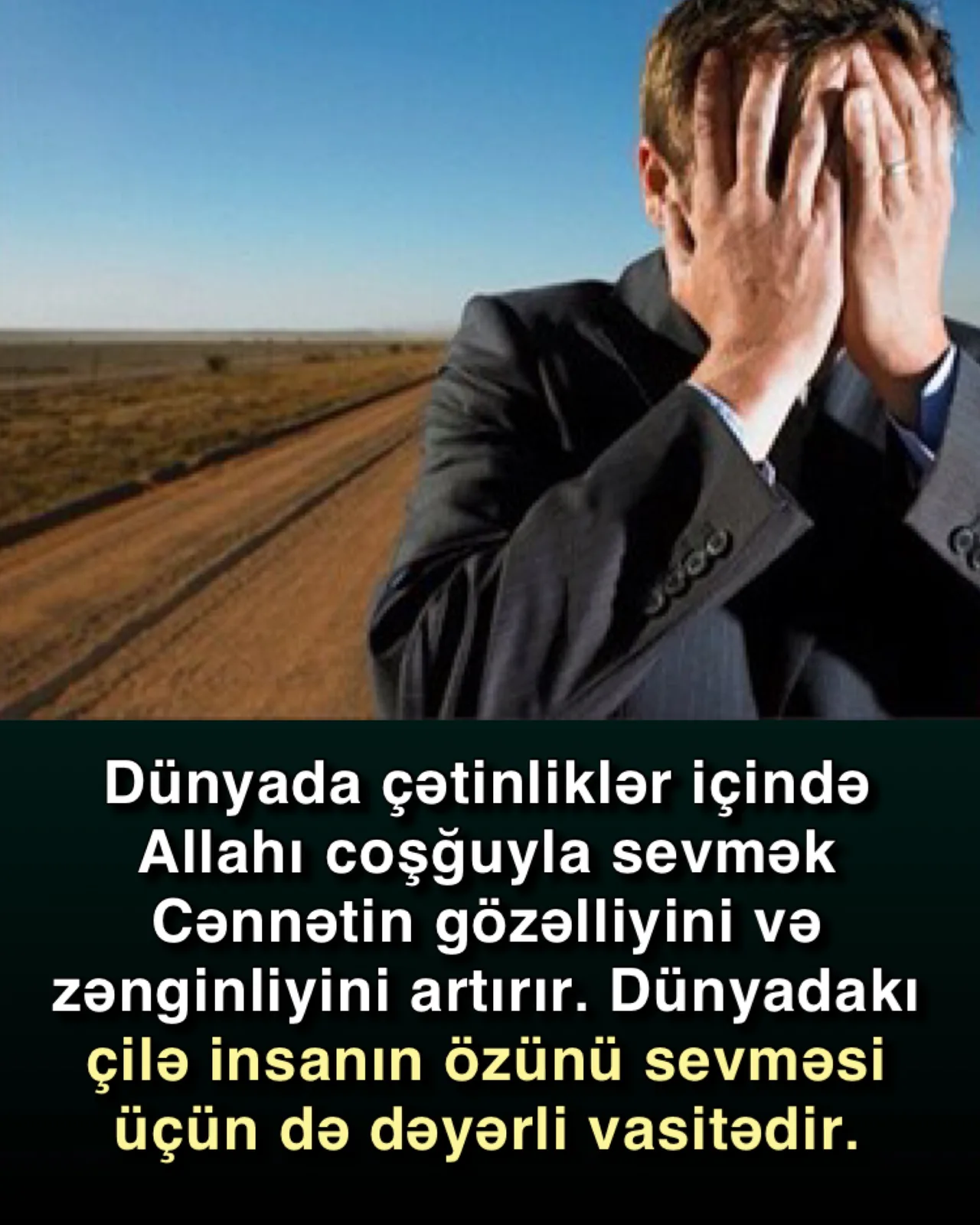 Tərslik, sıxıntı və ya çətinliklər əslində bir hədiyyədir