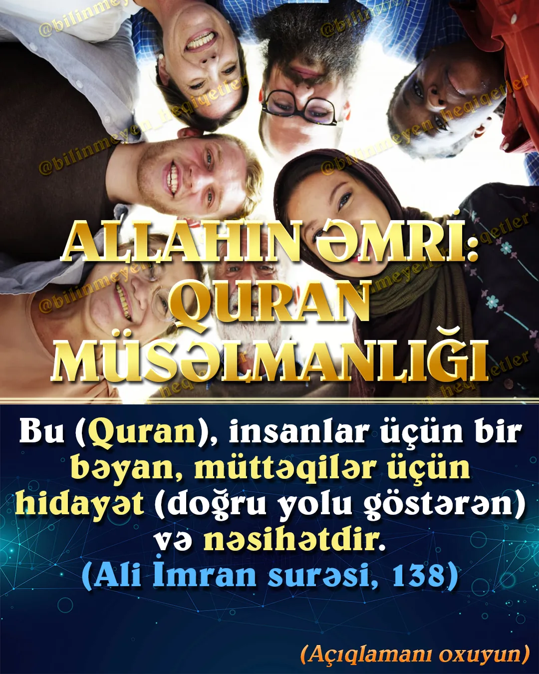 Xurafatçılıq və Qurana əsaslanan həqiqi İslam bir-birinə tamamilə ziddir
