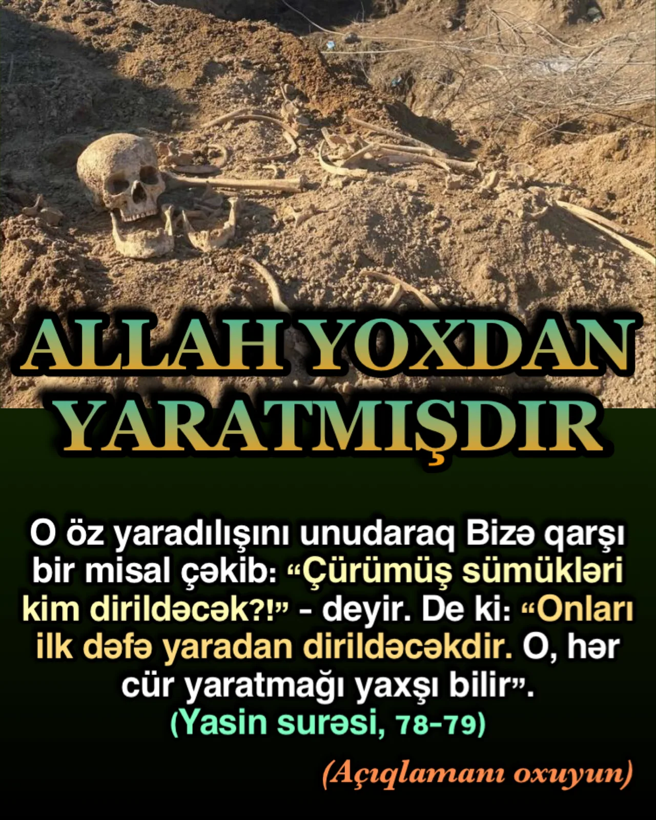 Yasin surəsi 78-ci ayə