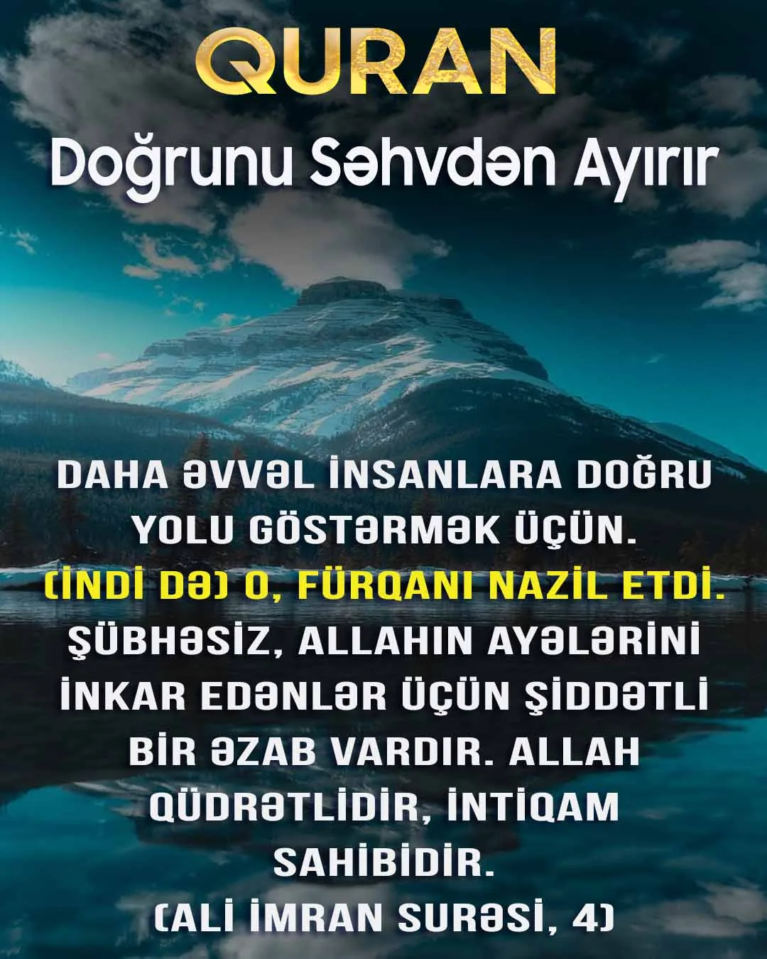 Yer üzündə bir çox fikir, fəlsəfə, məzhəb, din, təriqət və inanc vardır