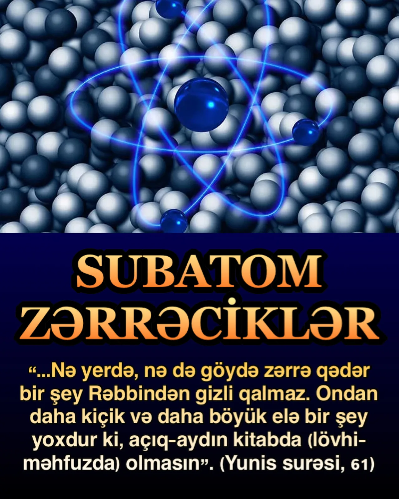 Atomun daxilindəki quruluş
