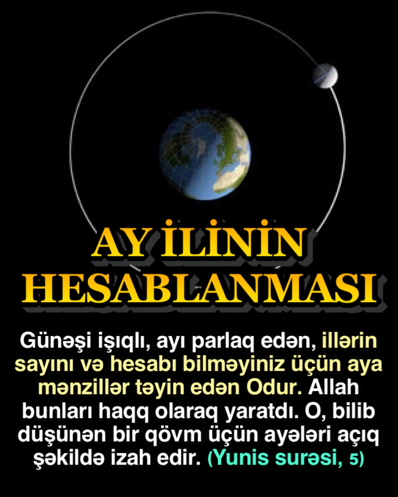 Ayın orbiti və illərin hesablanması