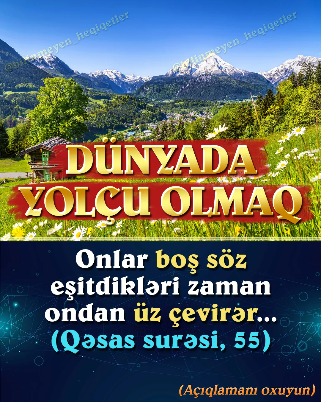 Zaman çox sürətli keçir, sanki bir şeylə yarışır və getdikcə də sürətlənir